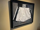 Muhammad Ali  Boxing Trunks  Autographed  Framed  And Psa Certified