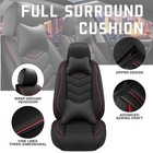 Nissan Rogue 2008-2026 Nappa Leather Seat Covers Black 2 Seats