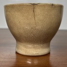Antique 2 5 Inch Earthenware Victorian Era Small Jelly Mold With Cracks 1900   s