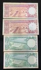 Saudi Arabia  4 Notes  5 And 10 Riyals 1977 Higher Grade 950174-6
