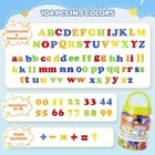104 Pcs Alphabet Magnetic Letters And Numbers For Toddlers Abc 123 Fridge Set