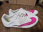 Nike Zoom Rival Sprint Track Spikes Shoes L White Pink Dc8753-101 Mens Sz 9 5