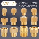 1 8  1 4  3 8  1 2  3 4   2  Female To Male Bsp Connector Brass Reducing Adaptor