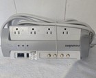 New Panamax - 8 Outlet Power Conditioner surge Protector Gray Pm8-av  On off