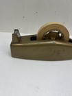 Scotch Heavy Duty Tape Dispenser C-23 Vintage Gold Metal Desk Dispenser Lot Of 2
