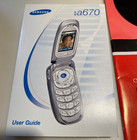 Samsung Sch A670 User Guide Mobile Phone Instruction Manual  No Phone