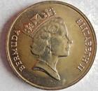 1988 Bermuda Dolllar - Uncommon Coin Type - Free Ship - Bin  202