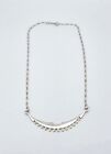 Vintage Native American Sterling Silver Feather Southwest Necklace 16  - 9 7g