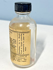 Vintage 1952 Glass Medicine Bottle Apothecary 4  X 1 75  Collectible Usa Clear