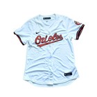 Nike Women   s Baltimore Orioles Dri-fit Mlb White Limited Jersey Size Medium 