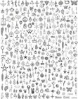 300 Pcs Wholesale Bulk Lots Jewelry Making Charms Mixed Smooth Tibetan Silver   