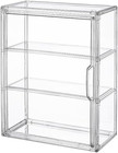 3 Tiers Clear Display Case For Figures  Acrylic Storage Organizers Box With Magn