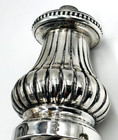 Vintage Fratelli Coppini Italian 800 Silver Fluted Pepper Grinder Mill  1944   68 