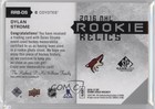 2016 Sp Game Used Edition Rookie Relics Blends  199 Dylan Strome  rrb-ds Rc 0nn