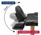 1pcs Massage Table Face Cradle  Black Face Cradle Massage Table Bed Face Cradle