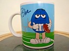 New Vintage Gallerie Red And Blue Sports M m Coffee Cup Mug 