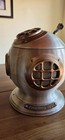 Diving Helmet Ice Bucket Livorno 1894 Pewtertone Olde Tankardware  Italy 1970