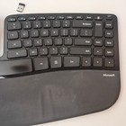 Microsoft Sculpt Ergonomic Wireless Keyboard Model 1559  w Usb Dongle Tested