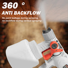 Paint Sprayer 1400ml Hvlp Spray Gun Electric Spray Paint Gun W 3 Nozzles Car Diy