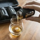 Bottle Flight - Set Of 4 Premium Travel Bottles W  Marker And Case - Aged   Ore