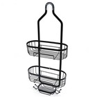 Hanging Shower Caddy Over Shower Head rust Proof Metal Bathroom Organizer Rack