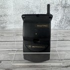 Vintage Motorola Startac Flip Cell Phone Black W   Belt Clip Untested No Charger