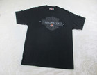 New Vintage Harley Davidson Shirt Mens Extra Large Black Pacific Hawaii 2000