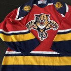 Vintage Ccm Florida Panthers Hockey Jersey Mens Large Red 90s Nhl Crest