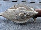 Vintage Hurd Super Caster Walnut Pistol Grip Fishing Reel