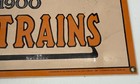 Vintage Porcelain Model Railroad Sign Lionel Electric Toy Trains 22  X 6   1986