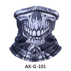 Neck Gaiter Skull Motorcycle Riding Neck Warm Gaiter Half Face Mask Headwear