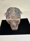 Antique African Hand Carved Wood Tribal Mask Wall Hanging