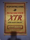 Original Vintage Winchester Xtr Banner Very Good Condition 