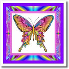 Ht_14923_1 Psychedelic Butterfly-iron On Heat Transfer For White Material  8 By