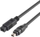 Firewire 800 400 Cable 6 Feet - 9-pin To 4-pin For Fast Data Transfer