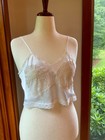 1930s Camisole Top   Reimagined Vintage Slip   Ivory Cropped Lingerie Cami-30df