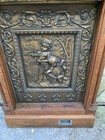 Antique Cast Iron Fireplace Summer Cover Ornate Victorian Furnace