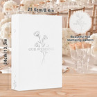 Wedding Photo Album 4x6 300 Pocket Photos Slip In  Linen Cover Large Capacity Ne