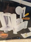 Frigidaire 4 Piece Spiralizer Set 3 Stainless Steel Blades Vegetables Fruit New