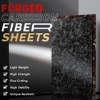Arris Forged Carbon Fiber Sheet 100x250x2 5mm 