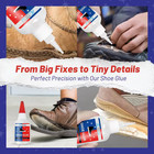 Ag Shoe Repair Kit-shoe Glue 0 7 Oz  Clear Ca Glue And Activator Spray 3 38 Fl O