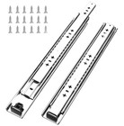 Heavy Duty 22  Drawer Slides - 260 Lb Capacity  Full Extension  Stainless Steel