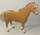 Vtg American Girl Doll 18    Palomino Horse   early Mattel   retired   velvet Hoof Stamp