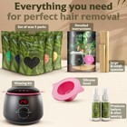 Wax Kit For Hair Removal  Wax Pot For Hair Removal For Face  Body  Leg  Bikin   