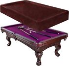 Leather Pool Table Cover 7ft 8ft 9ft Billiard Table Cover black brown