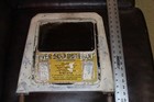 Rare 1920s Coin-op Watling 500 Fortune Telling Scale Painted Mirror Top Sign