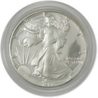 1988 S American Silver Eagle Choice Proof Bullion  1 Coin Ogp Coa