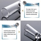 Clear Heavy Base Shot Glasses 12 Pack  2 Oz Tall Glass Set For Whiskey  Tequi   