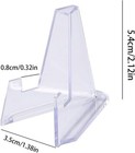 30 Coin Stand Mini Acrylic Easel Stands Coin Display Holder For Displaying
