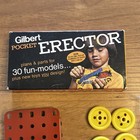 Vtg 1973 Gilbert Pocket Erector 3310 New In Sealed Bag Unused Patina On Girders